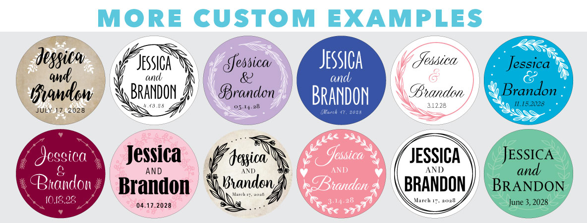 Build your own Wedding Labels