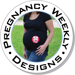 Custom Weekly Pregnancy Stickers