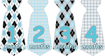 Necktie Monthly Sticker 006-04