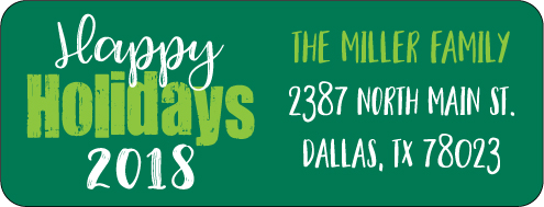 Christmas Address Labels CLB-039