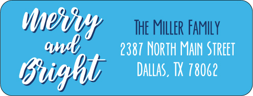 Christmas Address Labels CLB-043