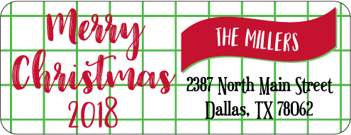 Christmas Address Labels CLB-048