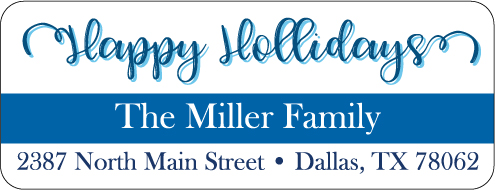 Christmas Address Labels CLB-055