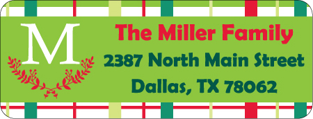 Christmas Address Labels CLB-064