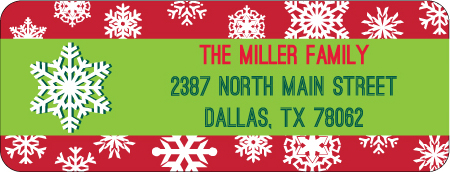 Christmas Address Labels CLB-069