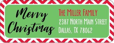 Christmas Address Labels CLB-075