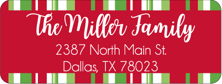 Christmas Address Labels CLB-077