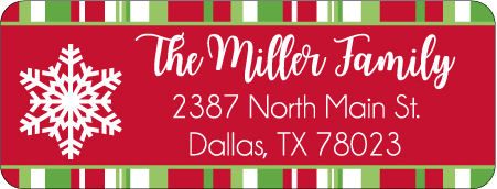 Christmas Address Labels CLB-078
