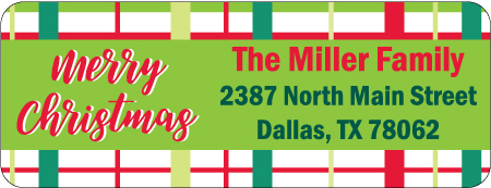 Christmas Address Labels CLB-083