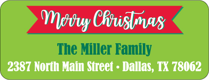 Christmas Address Labels CLB-085