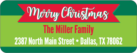 Christmas Address Labels CLB-086