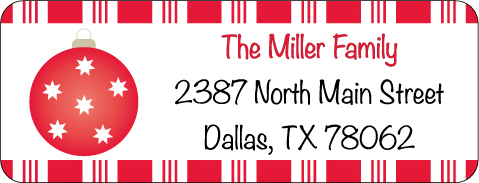 Christmas Address Labels CLB-098