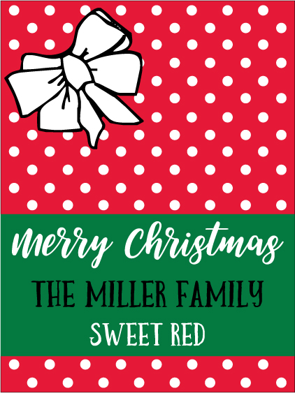 Christmas Rectangle CRET-040