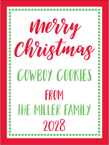 Christmas Rectangle CRET-042