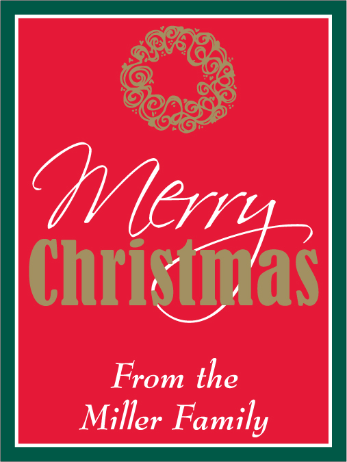 Christmas Rectangle CRET-068