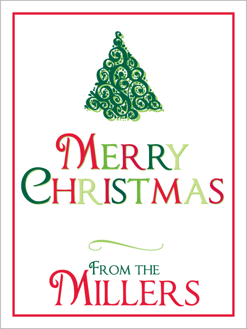 Christmas Rectangle CRET-072