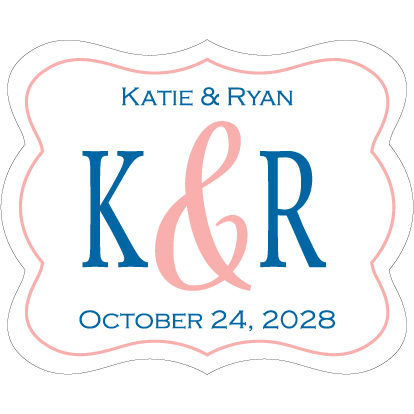 Wedding Label Cut WL-042