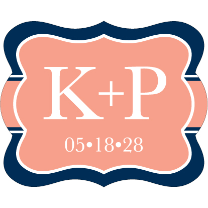 Wedding Label Cut WL-046