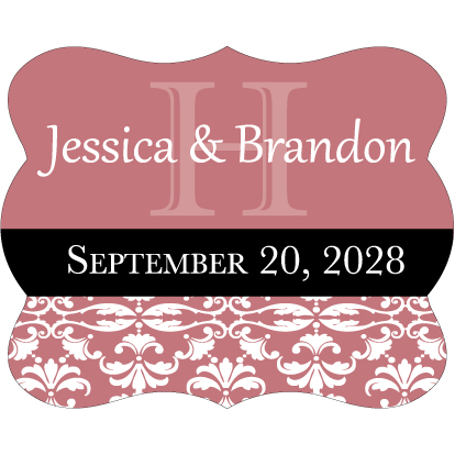 Wedding Label Cut WL-047