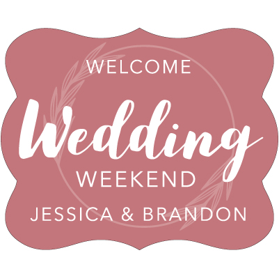 Wedding Label Cut WL-053