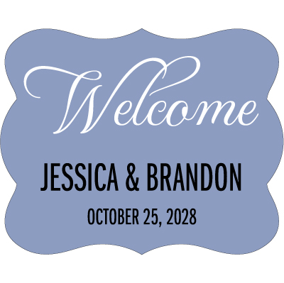 Wedding Label Cut WL-058