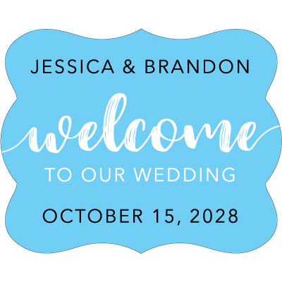 Wedding Label Cut WL-059