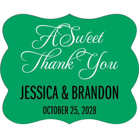 Wedding Label Cut WL-081