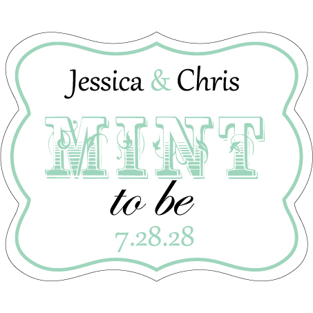 Wedding Label Cut WL-088