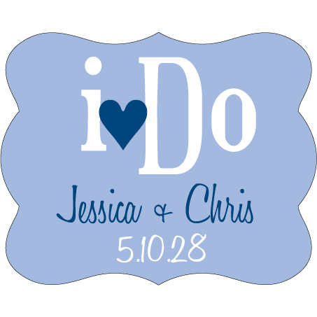 Wedding Label Cut WL-093