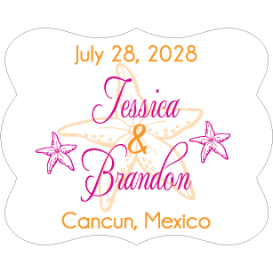 Wedding Label Cut WL-130