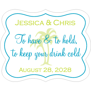 Wedding Label Cut WL-137