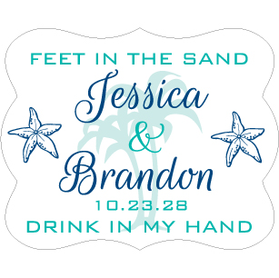 Wedding Label Cut WL-140