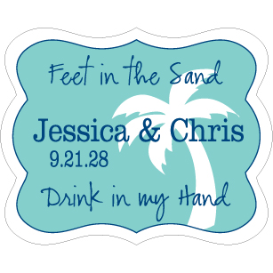 Wedding Label Cut WL-150