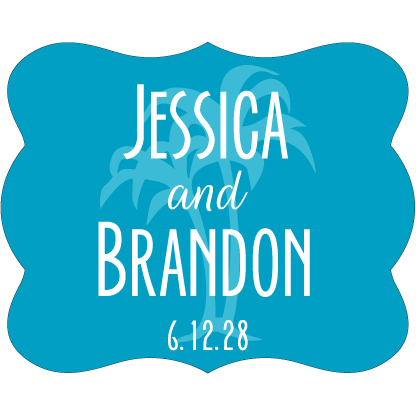 Wedding Label Cut WL-151